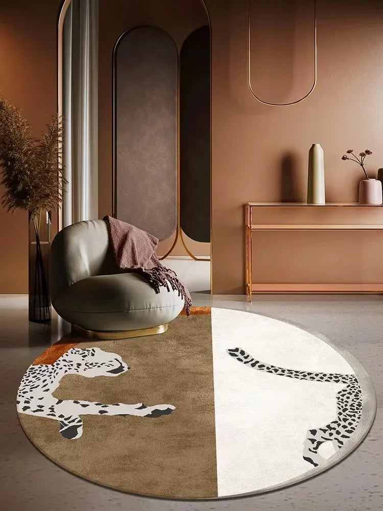 Noir Alloy™ Luxe Round Rug Collection | Plush Statement Carpets