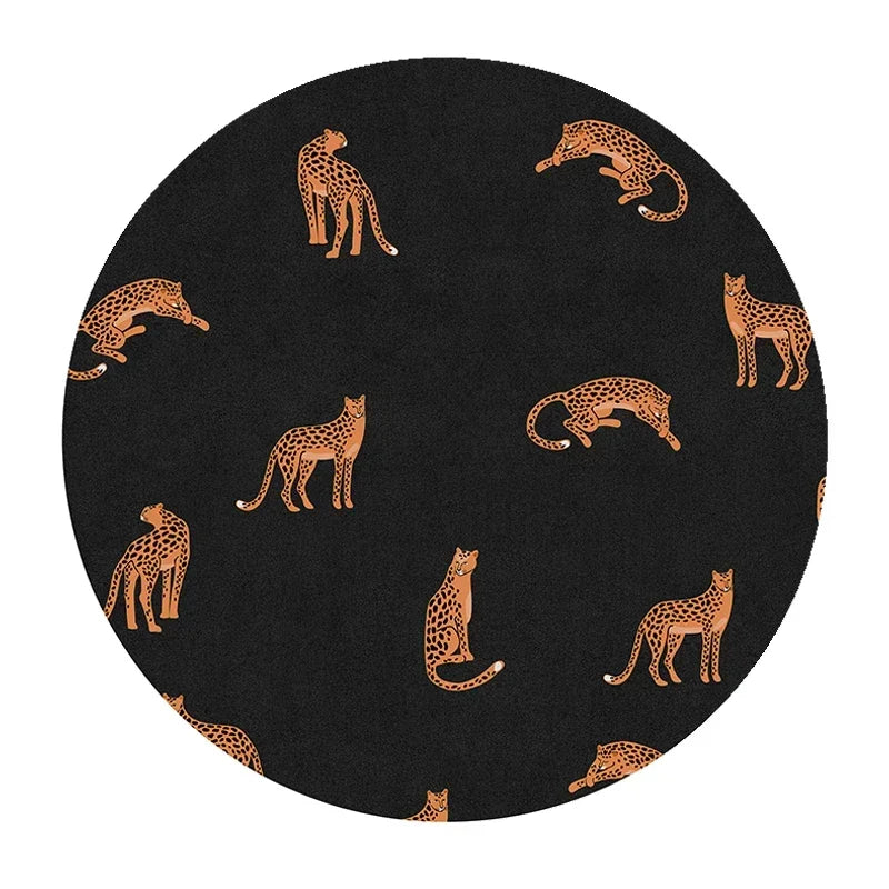 Noir Alloy™ Luxe Round Rug Collection | Plush Statement Carpets